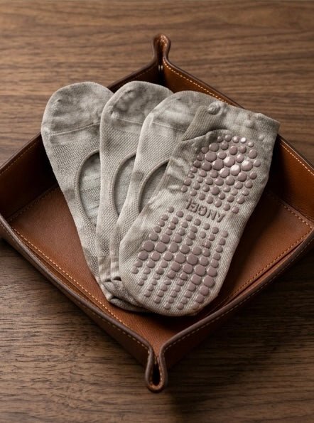 Angel Mocha Grip Socks - ReinStep