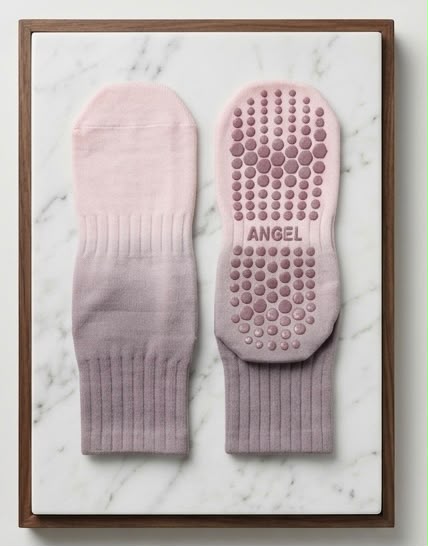 Angel Studio Grip Socks – Blush Pink - ReinStep