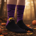 Haunted Nights Bamboo Socks | Breathable, Odor-Free, All-Day Comfort | Unisex - Purestep