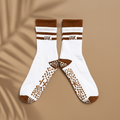 Non-Slip Crew Length Pilates & Yoga Grip Socks - Purestep