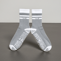Non-Slip Crew Length Pilates & Yoga Grip Socks - Purestep