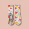 Non-Slip Pastel Aura Pilates & Yoga Tie Dye Crew Grip Socks - Purestep