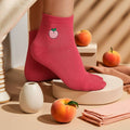 Peach Pink Bamboo Socks | Soft & Breathable Crew Socks – PureStep - Purestep