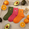 Tropical Pop Pack – Bamboo Crew Socks (Pack of 3) | Lightweight & Breathable Everyday Socks - Purestep